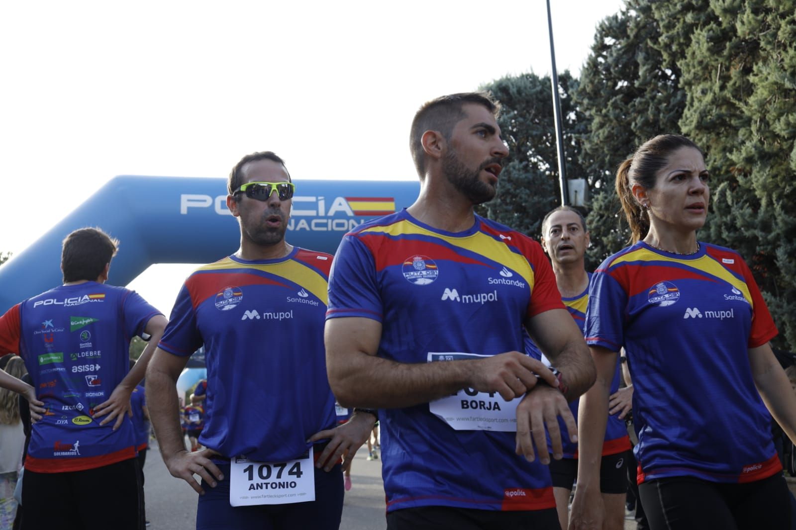 Zaragoza se vuelca con la carrera de la Policía Nacional contra el maltrato