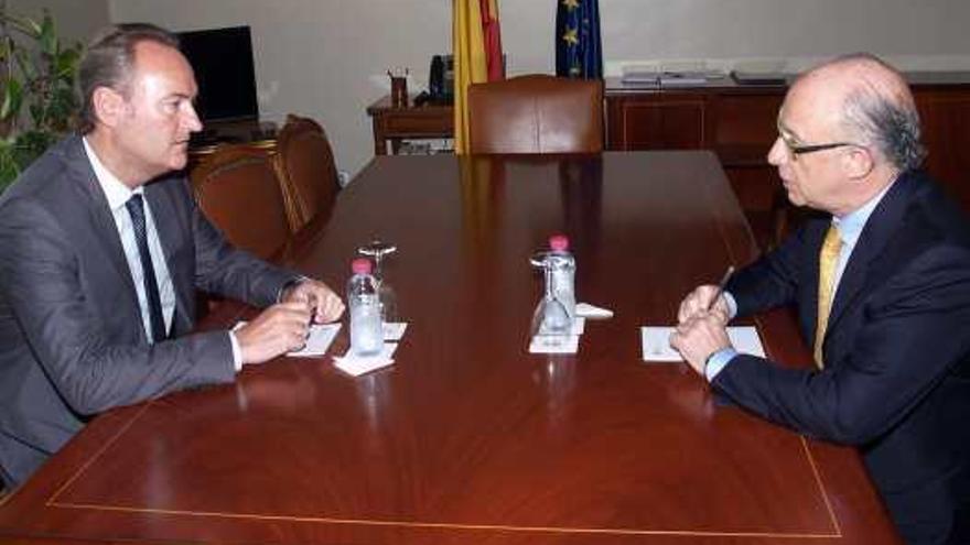 Fabra y Montoro durante la reunión.