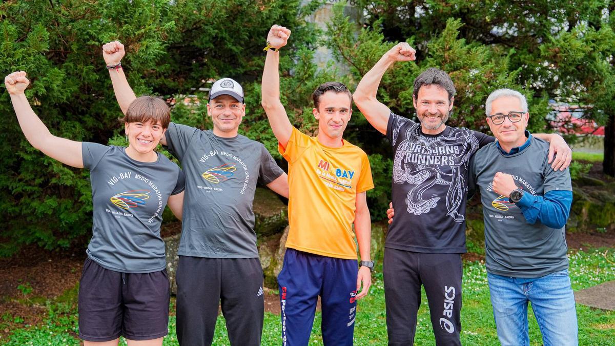 Anxo Lorenzo, un joven con discapacidad intelectual y disfasia, correrá el domingo la Vig-Bay.