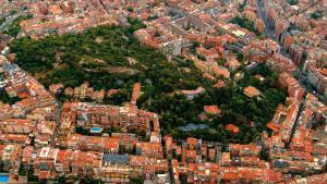 FOTOGRAFIA DE VISTA AEREA DEL PARQUE DEL PUTXET EN EL BARRIO DEL PUTXET I FARRO