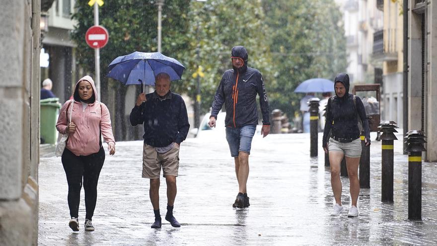 Les pluges deixen més de 30 litres en mitja hora en diversos punts de la Selva i el Gironès