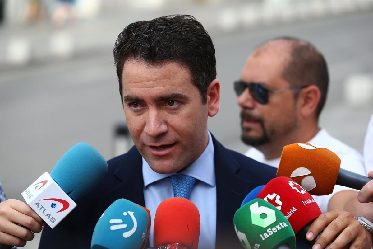 GR2089  MADRID  23 07 2019 - El secretario general del Partido Popular  Teodoro Garcia Egea  a su llegada al hemiciclo de la camara baja  en la que se celebra la segunda jornada del debate de investidura - EFE Rodrigo Jimenez