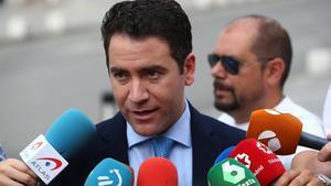 GR2089  MADRID  23 07 2019 - El secretario general del Partido Popular  Teodoro Garcia Egea  a su llegada al hemiciclo de la camara baja  en la que se celebra la segunda jornada del debate de investidura - EFE Rodrigo Jimenez