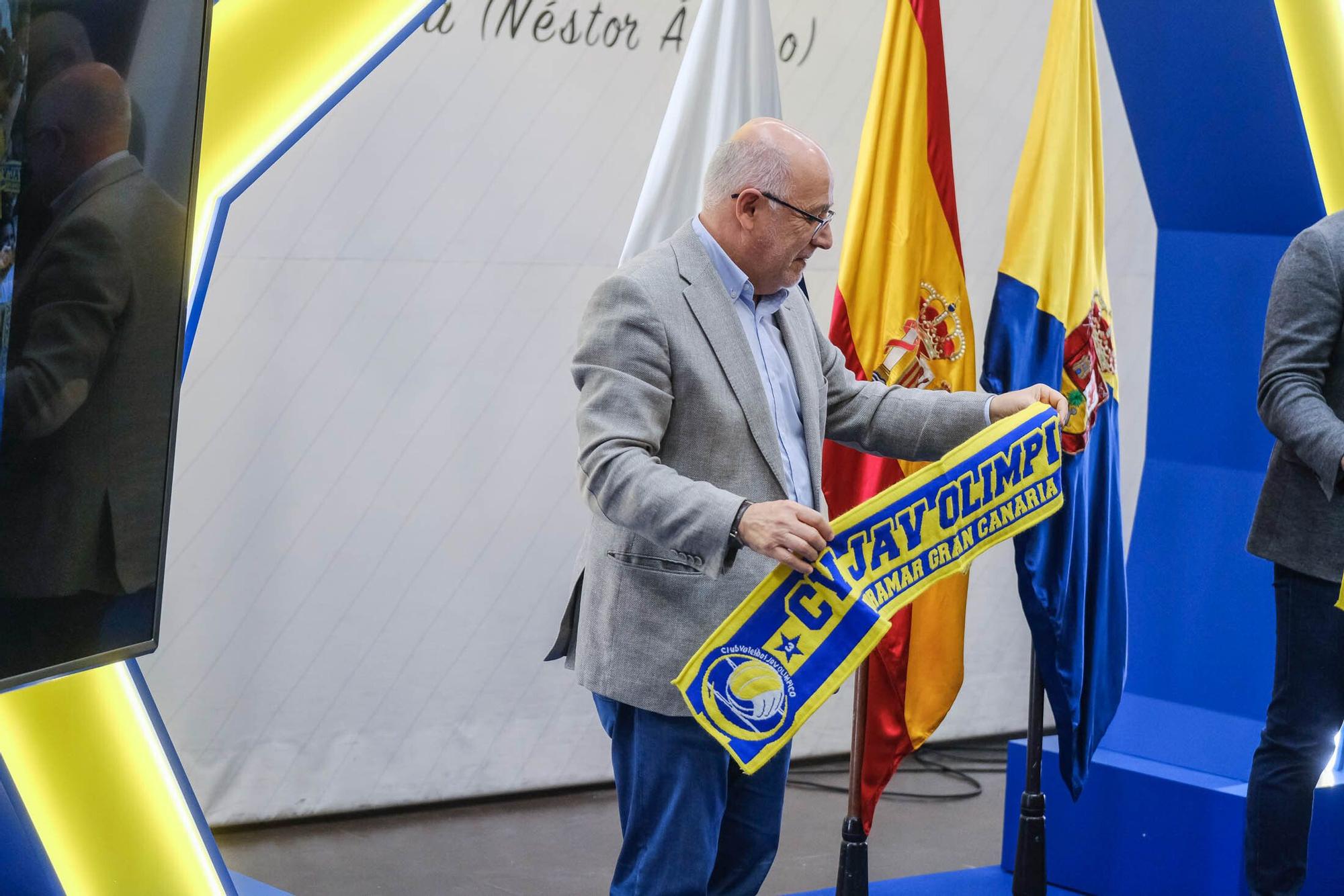 El Hidramar Gran Canaria visita el Cabildo tras ganar la Copa de la Reina