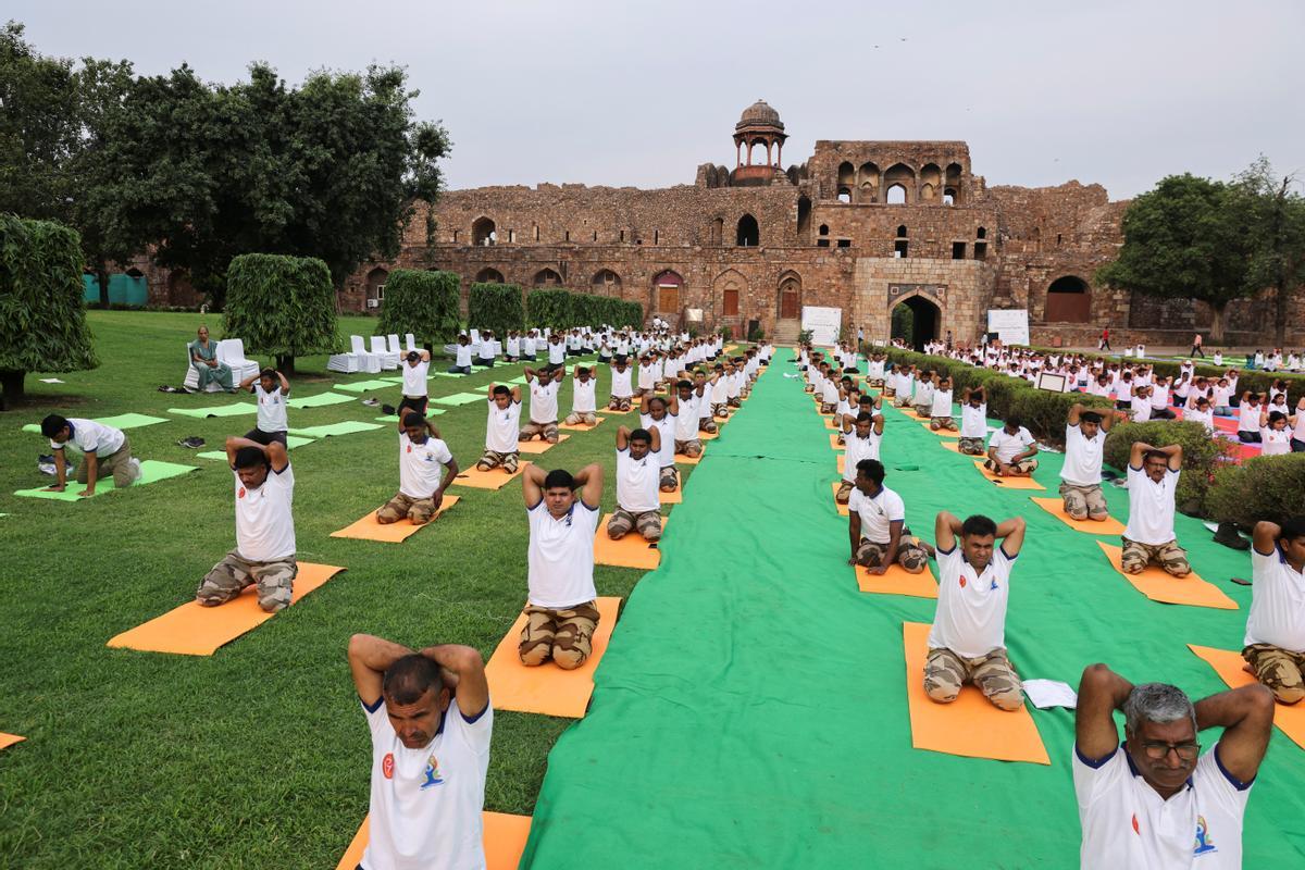 Día Internacional del Yoga en la India