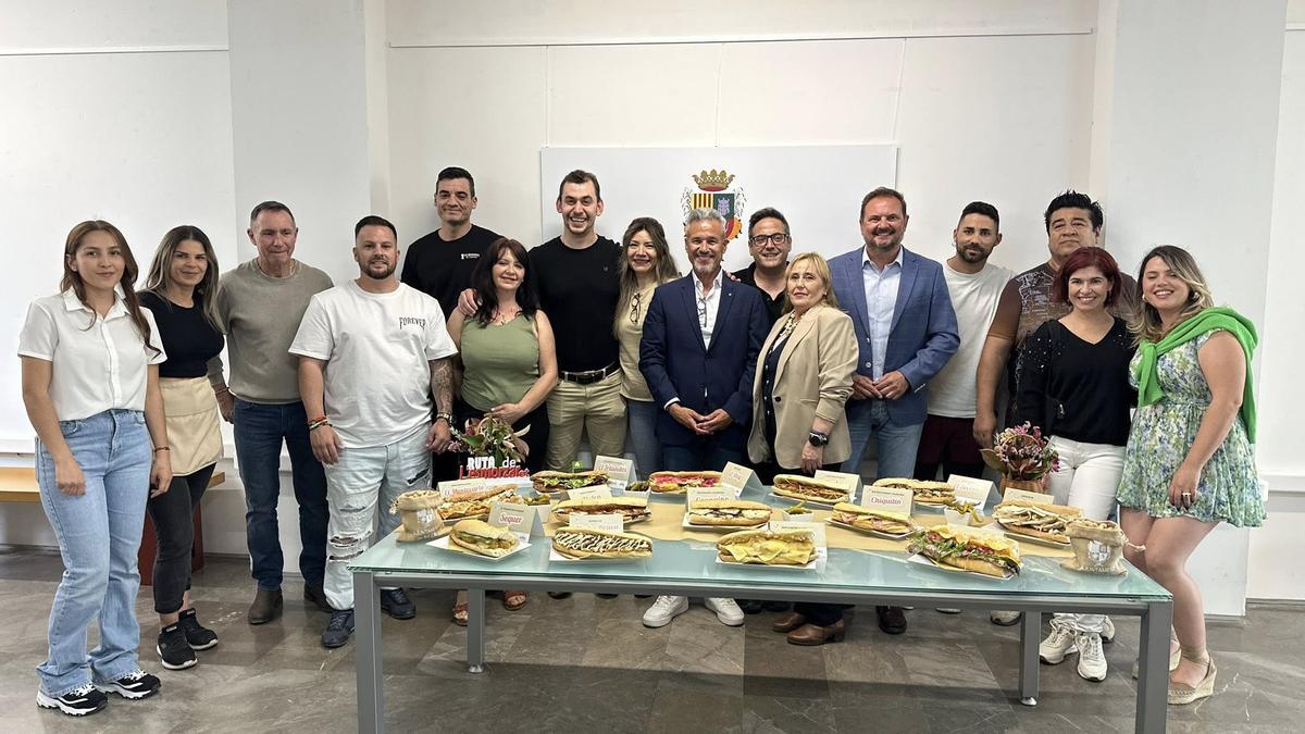 Los bocadillos participantes en esta II Ruta del Esmorzaret de Silla.