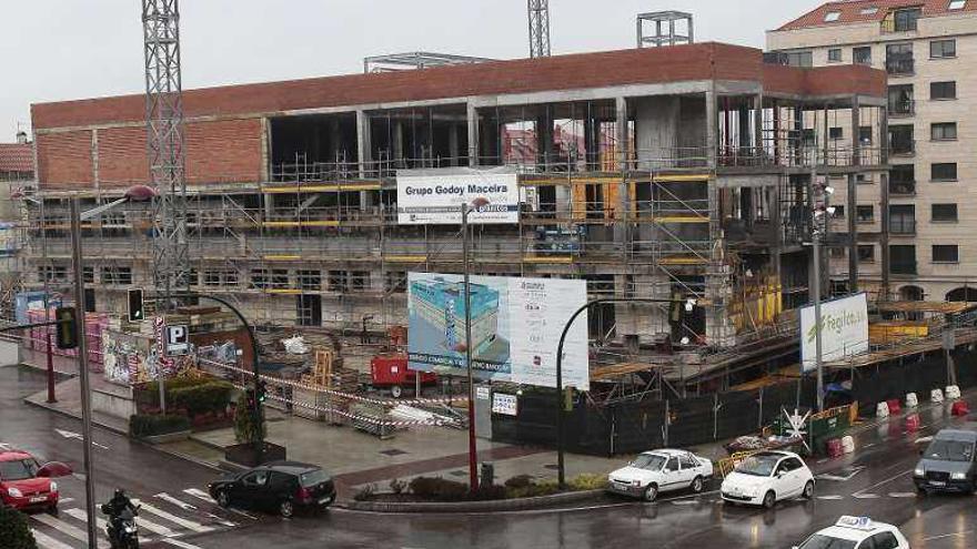 Las obras del centro están muy avanzadas. // Adrián Irago