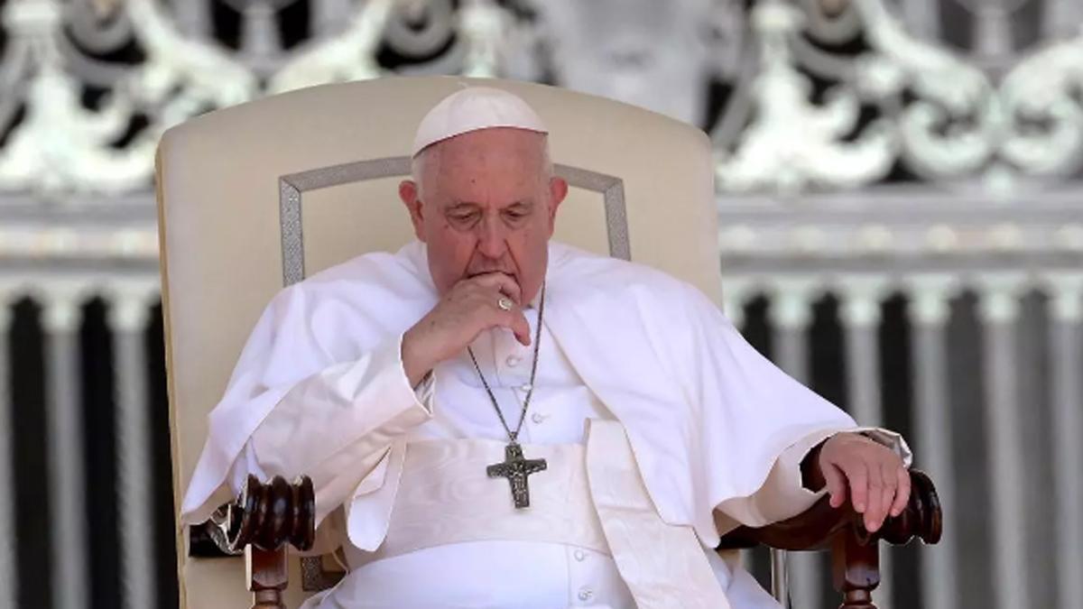 El Papa Francisco, durante una misa