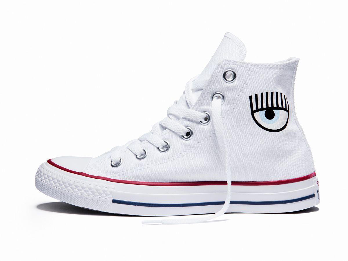 Chiara Ferragni x Converse, modelo Chuck Taylor All Star blanco