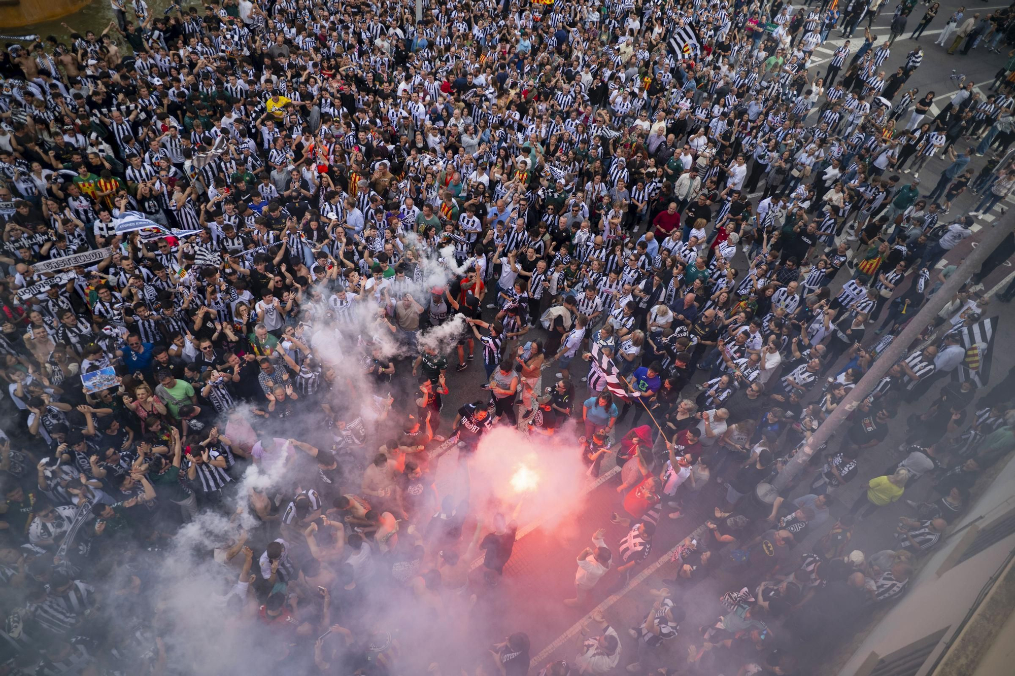 Así ha sido la celebración del ascenso del CD Castellón