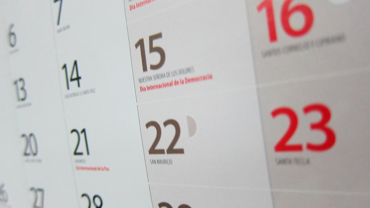 Calendario laboral en Asturias 2022: estos son los festivos del año que viene