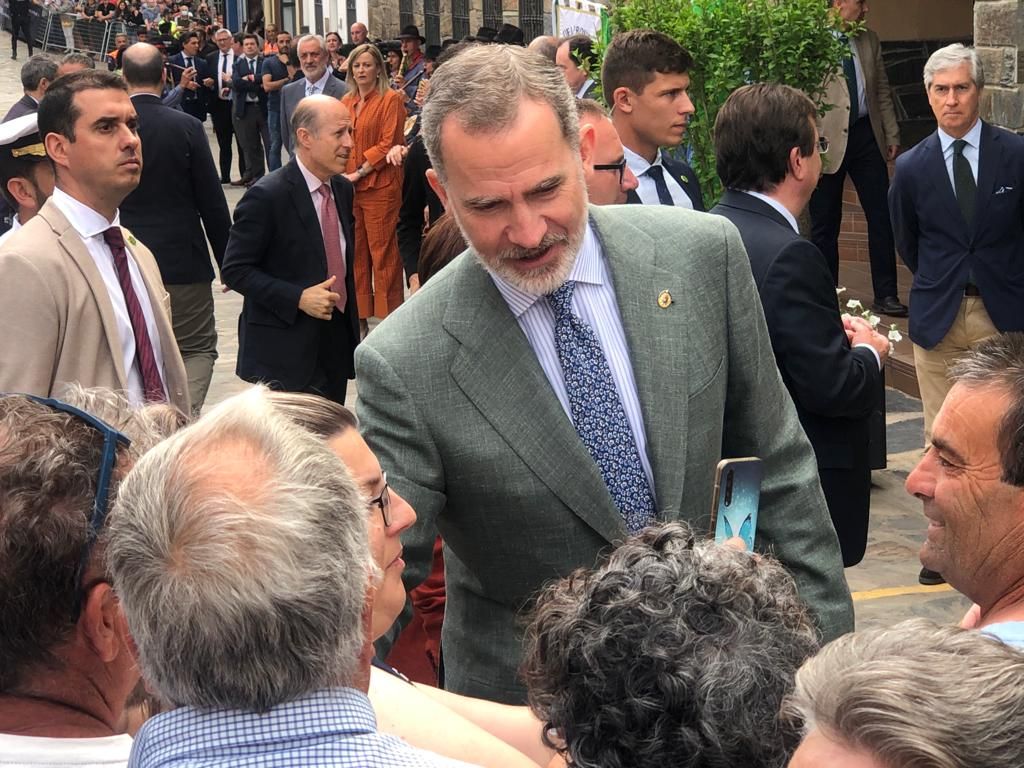 Los reyes visitan Las Hurdes 100 años después del viaje de Alfonso XIII