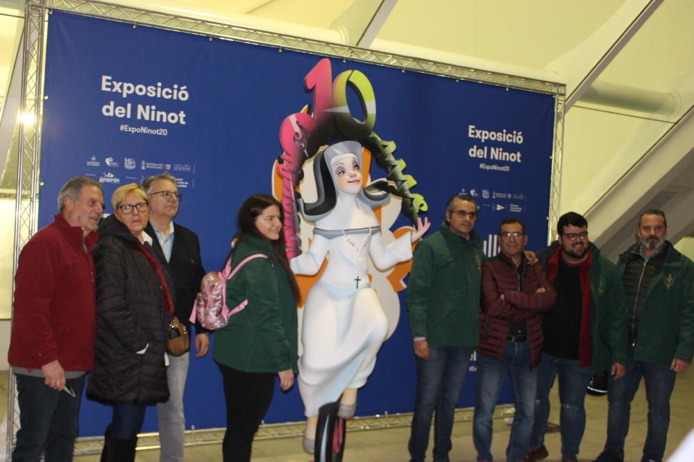 Segunda jornada de entrega de ninots de las Fallas 2020