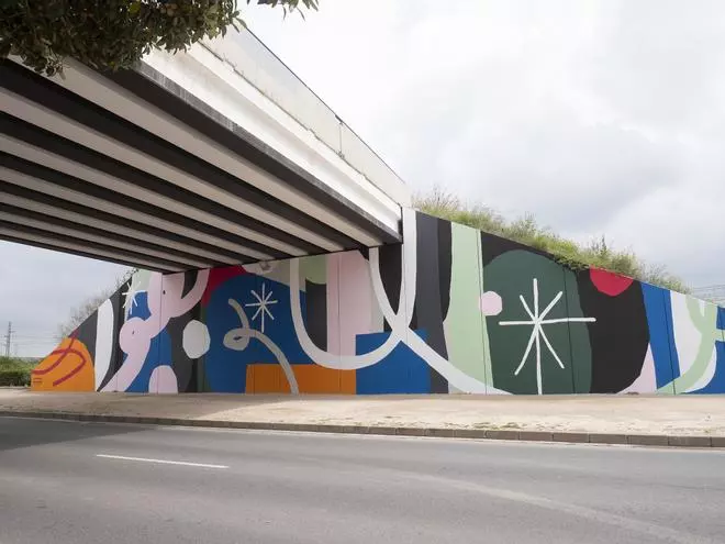 Vila-real estrena mural per al seu museu d'art urbà a cel obert