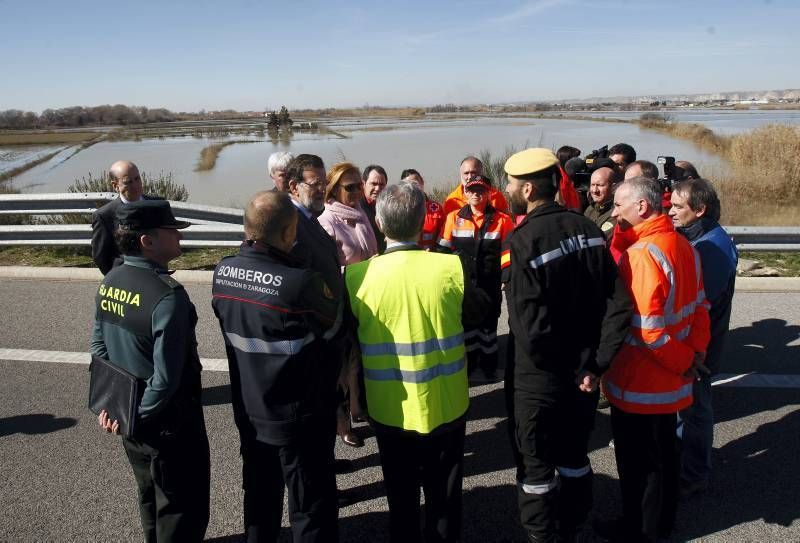 Fotogalería de la visita de Rajoy a la ribera del Ebro