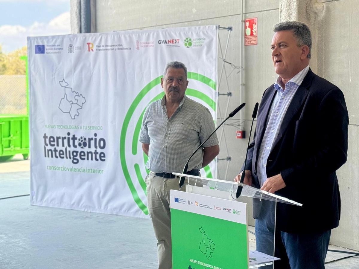 Martínez Mus y el presidente del Consorcio Valencia Interior, Francisco Gómez.