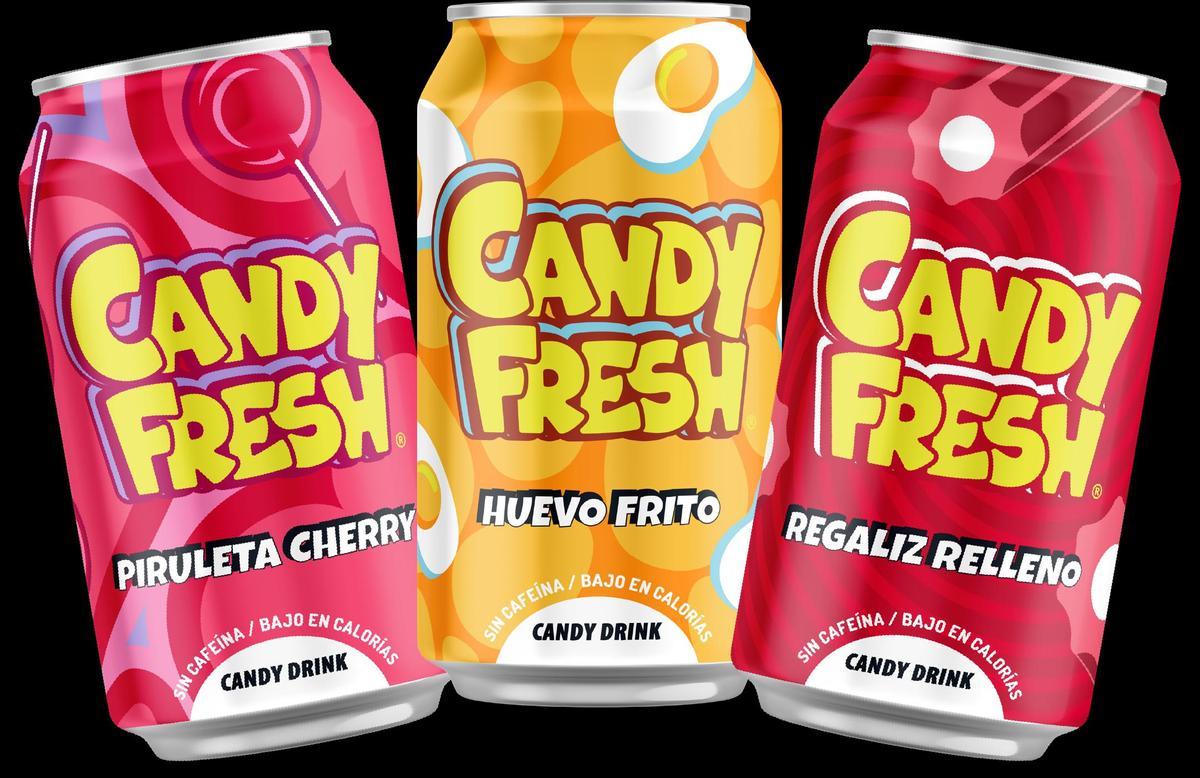 Eneryeti Company presenta Candyfresh, los nuevos refrescos con sabores que saben a golosinas, sin cafeína y bajos en calorías.