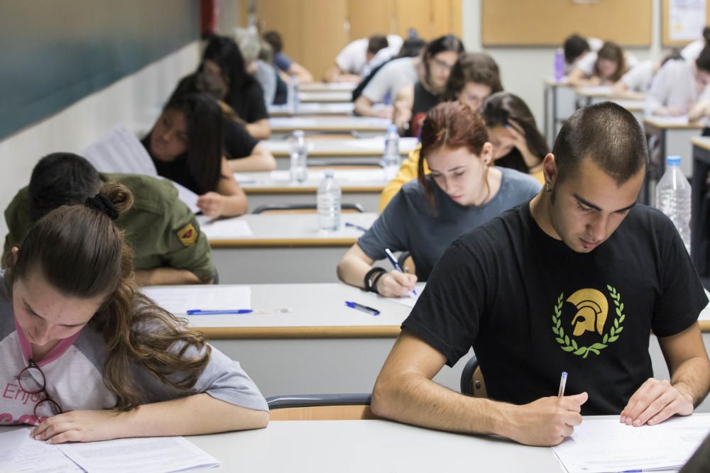 Primer día de selectividad en la UPV