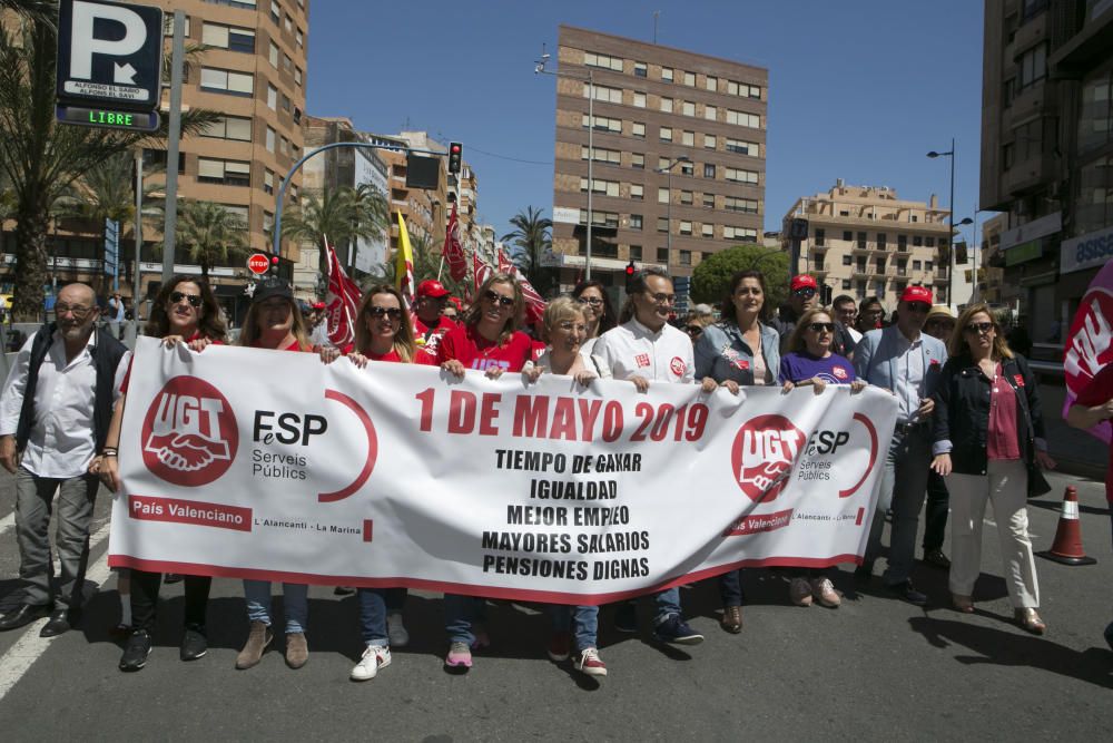 Manifestación del 1 de mayo en Alicante