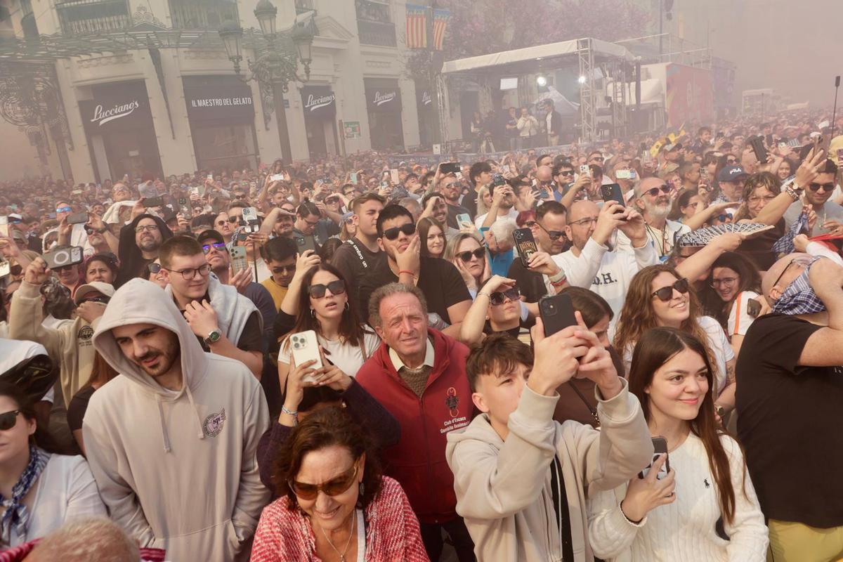 Así ha sido la mascletà de hoy, 18 de marzo