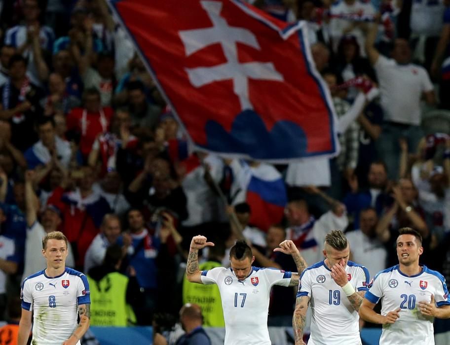Las mejores imagenes del partido Rusia- Eslovaquia de la Eurocopa 2016