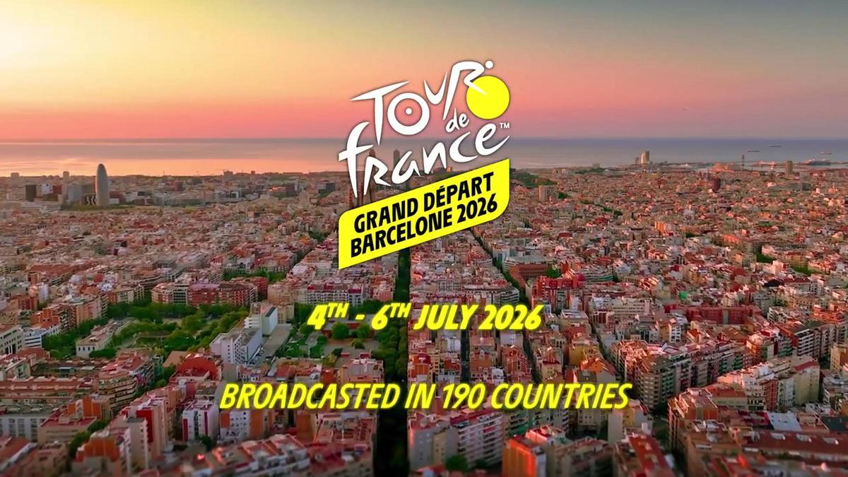 El vídeo del Tour de Francia para anunciar su salida desde Barcelona
