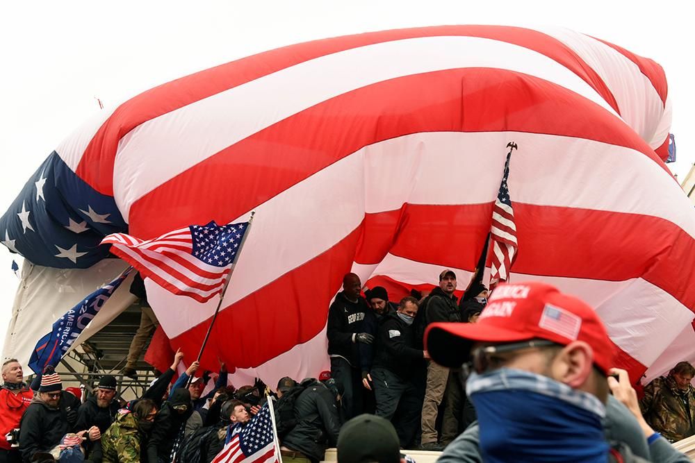 Imágenes del asalto al Capitolio por simpatizantes de Trump