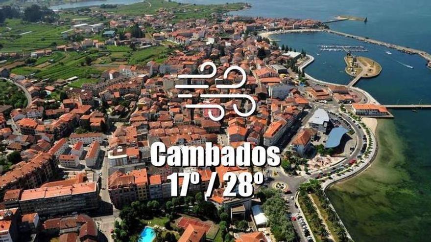 El tiempo en Cambados: previsión meteorológica para hoy, viernes 31 de julio
