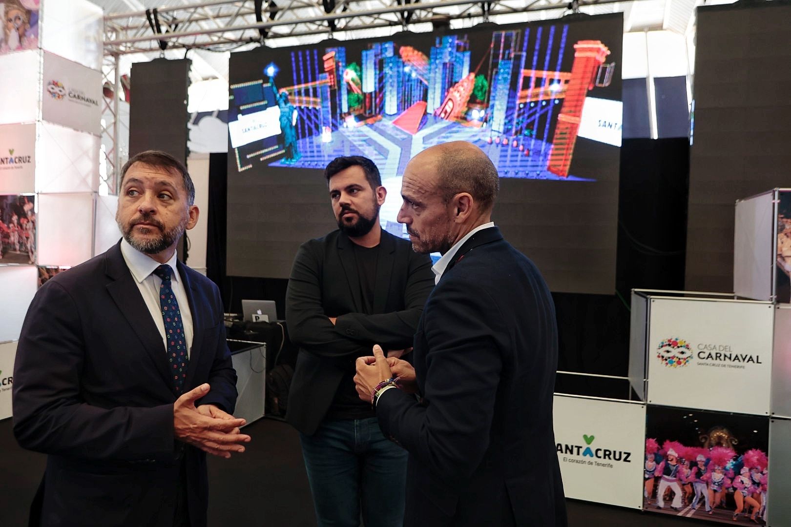 Presentación del escenario del Carnaval de Santa Cruz de Tenerife 2023