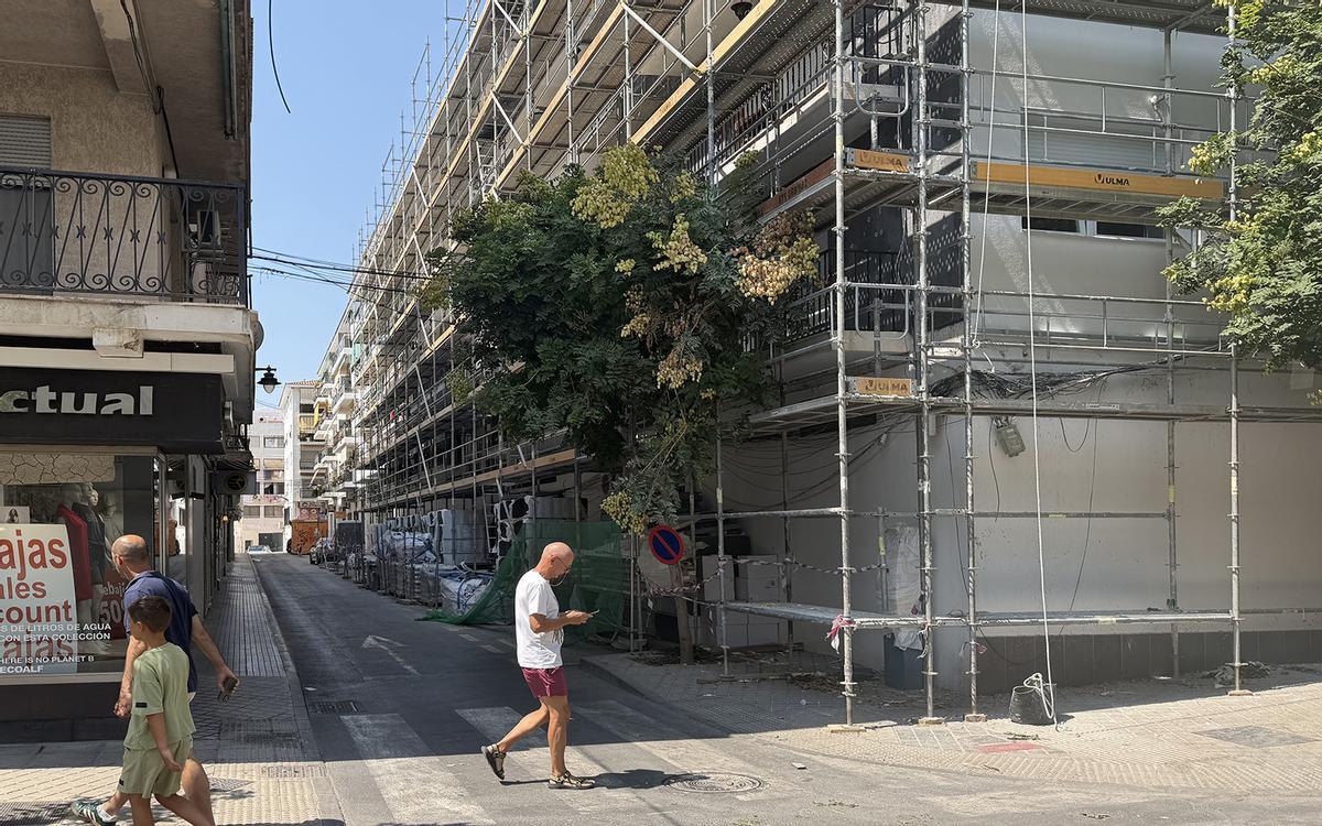 Uno de los edificios de Altea que están siendo rehabilitados con el Plan de Barrios