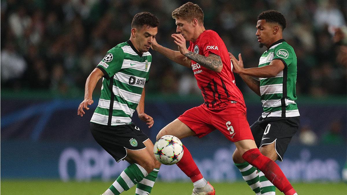 Resumen, goles y highlights del Sporting 1 - 2 Frankfurt de la última jornada de la fase de grupos de la Champions League