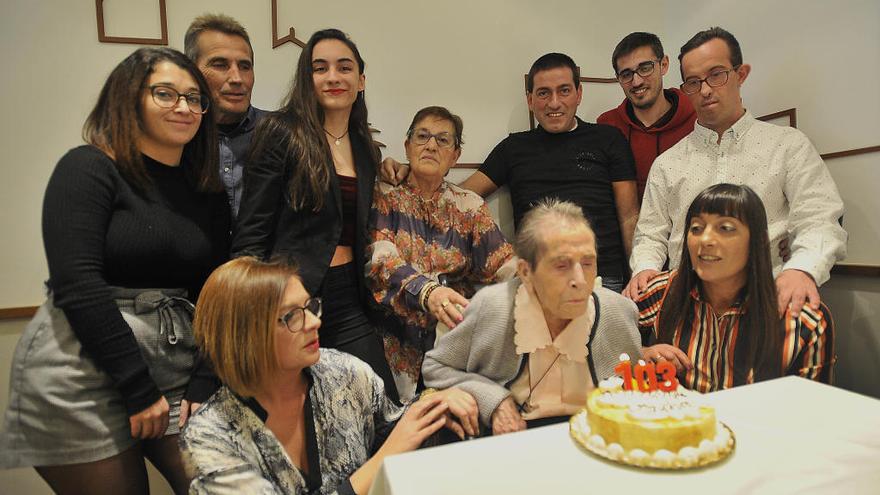 Concepción Galán Nieto, vecina de Elche con 103 años