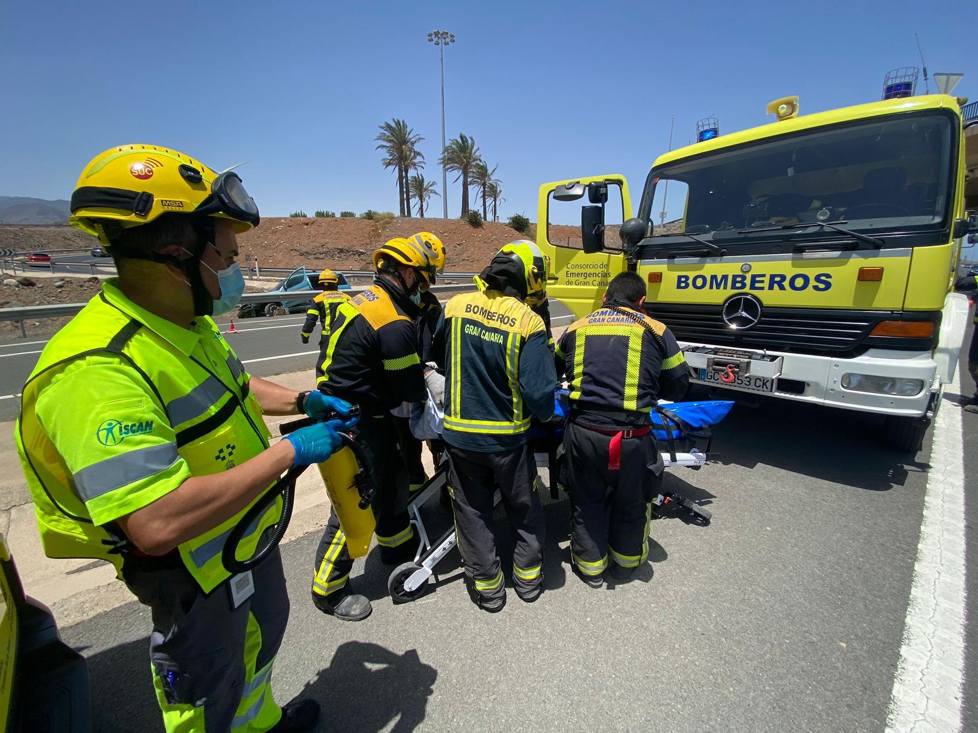 Accidente de tráfico en la GC-1