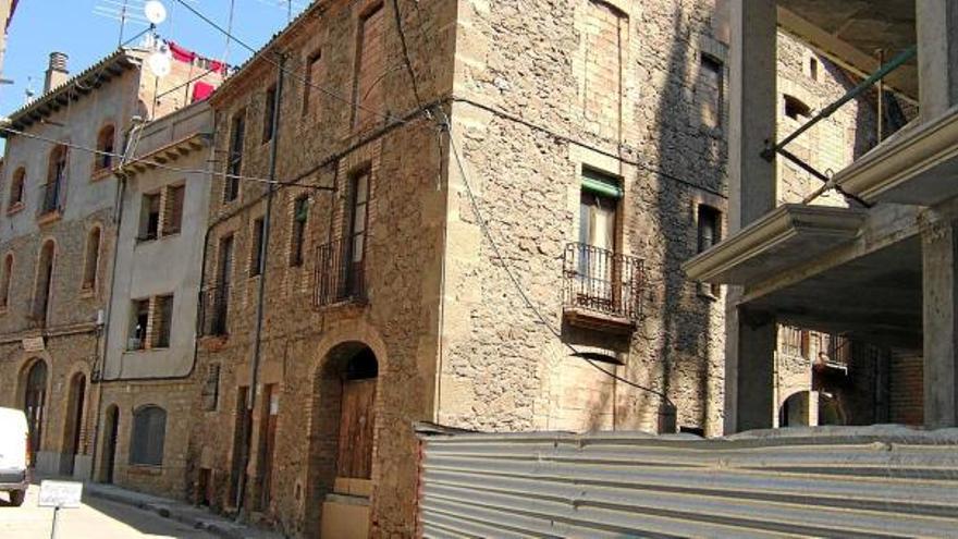 Obres al nucli antic de Solsona