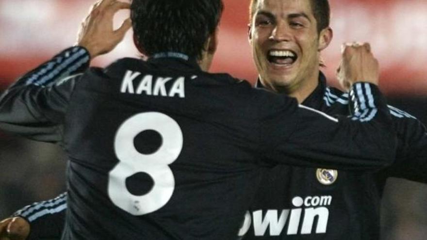 Conexión letal. Kaká puso las asistencias y Cristiano Ronaldo, los goles.