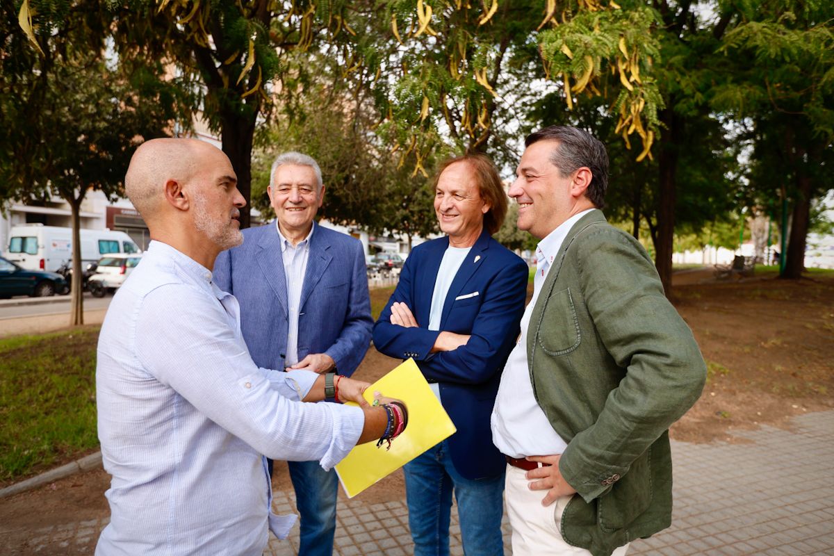 Inauguración de la Glorieta Juan García Díaz 'Juanín'