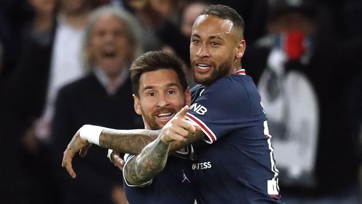 Messi y Neymar. Messi y Neymar.