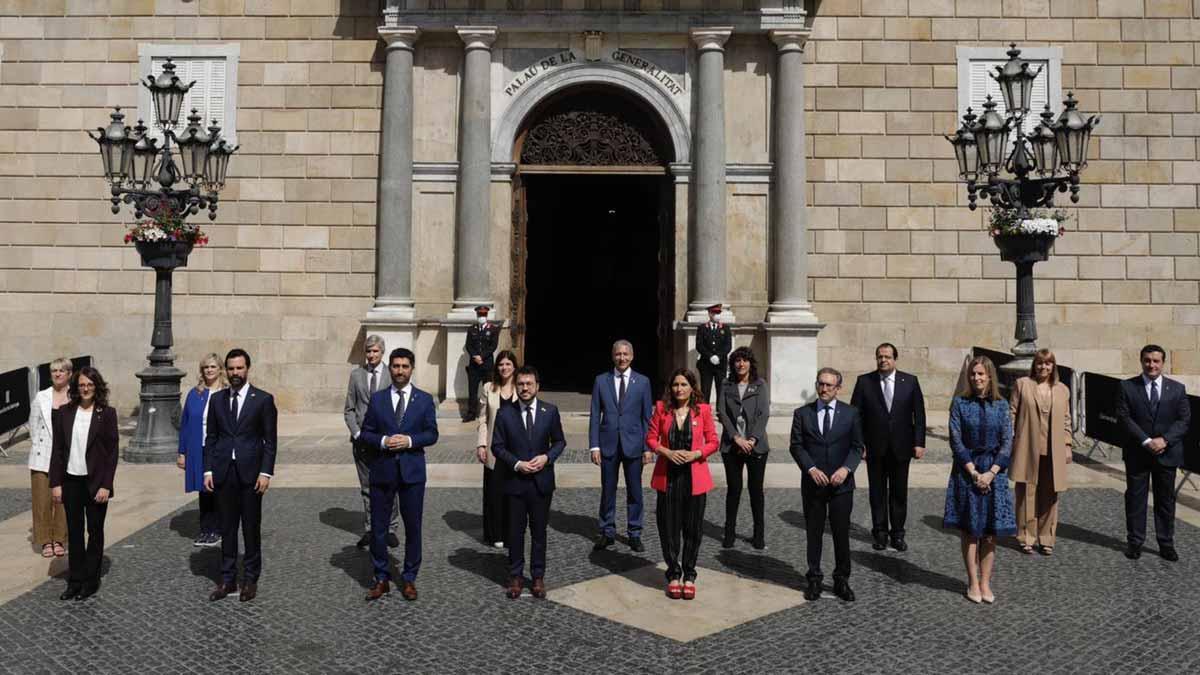 Foto de familia del nuevo Govern de la Generalitat