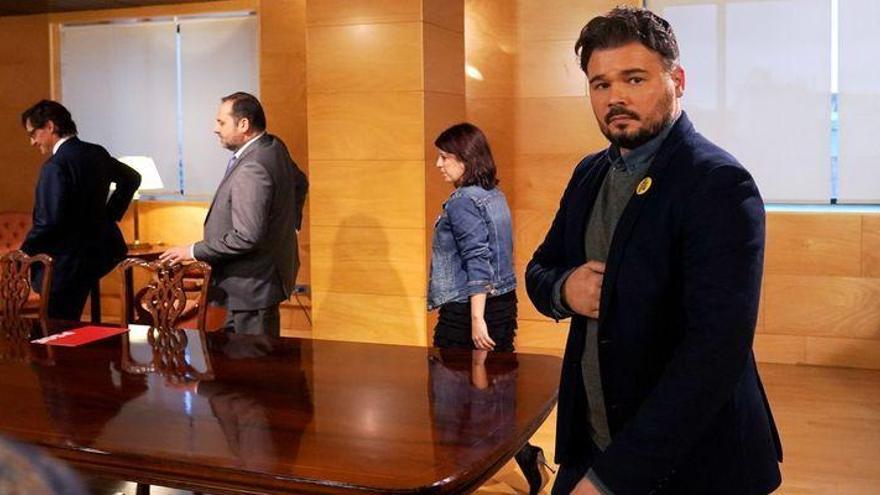 ERC mantiene el &#039;no&#039; a Sánchez pero seguirá negociando con el PSOE