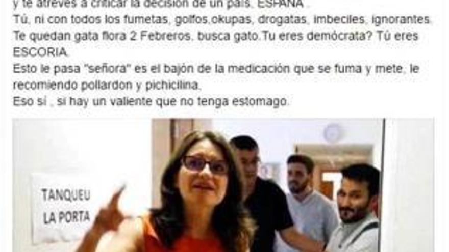 Gijón veta al cantante Francisco por sus insultos a Mónica Oltra