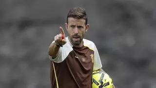 García elude ahora hablar de su renovación con la UD Las Palmas: "No pienso en nada vinculado a mí"