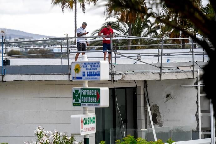 OBRAS ILEGALES CERCA DE LA CHARCA DE MASPALOMAS