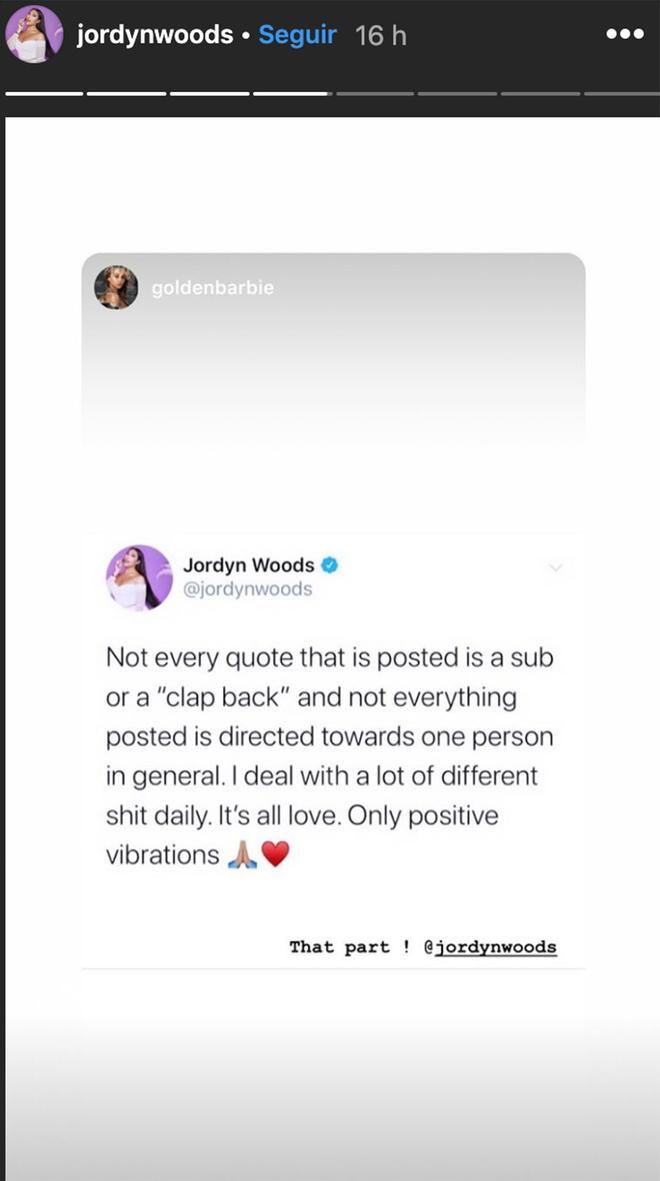 Storie de Jordyn Woods