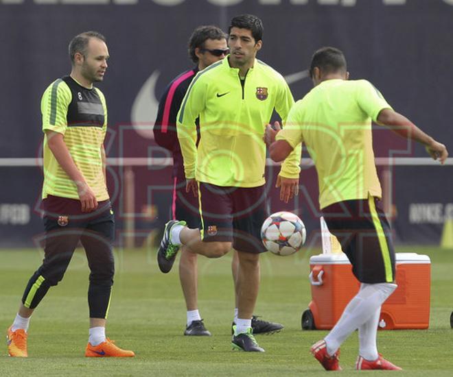 El Barça prepara el partido contra el PSG casi al completo