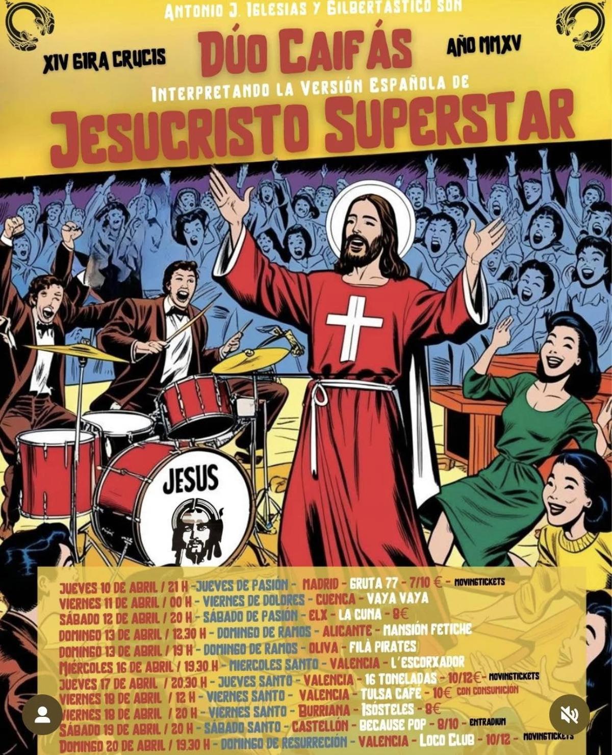 Cartel XIV Gira Crucis