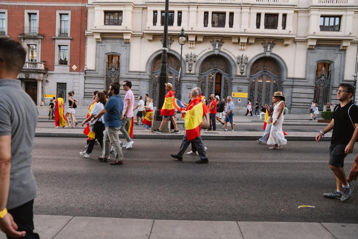 Imágenes de la manifestación en Cibeles en apoyo a Ceuta. Imágenes de la manifestación en Cibeles en apoyo a Ceuta.