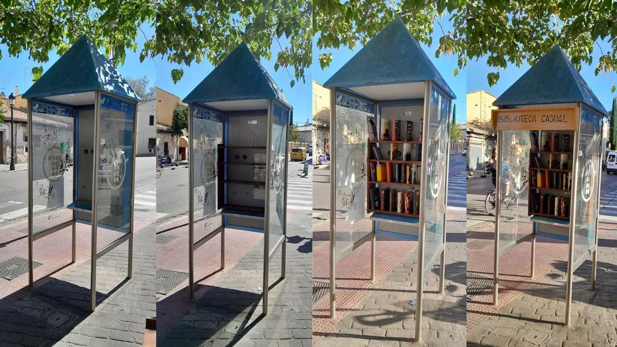 proceso de creación de la biblioteca casual de Godella.