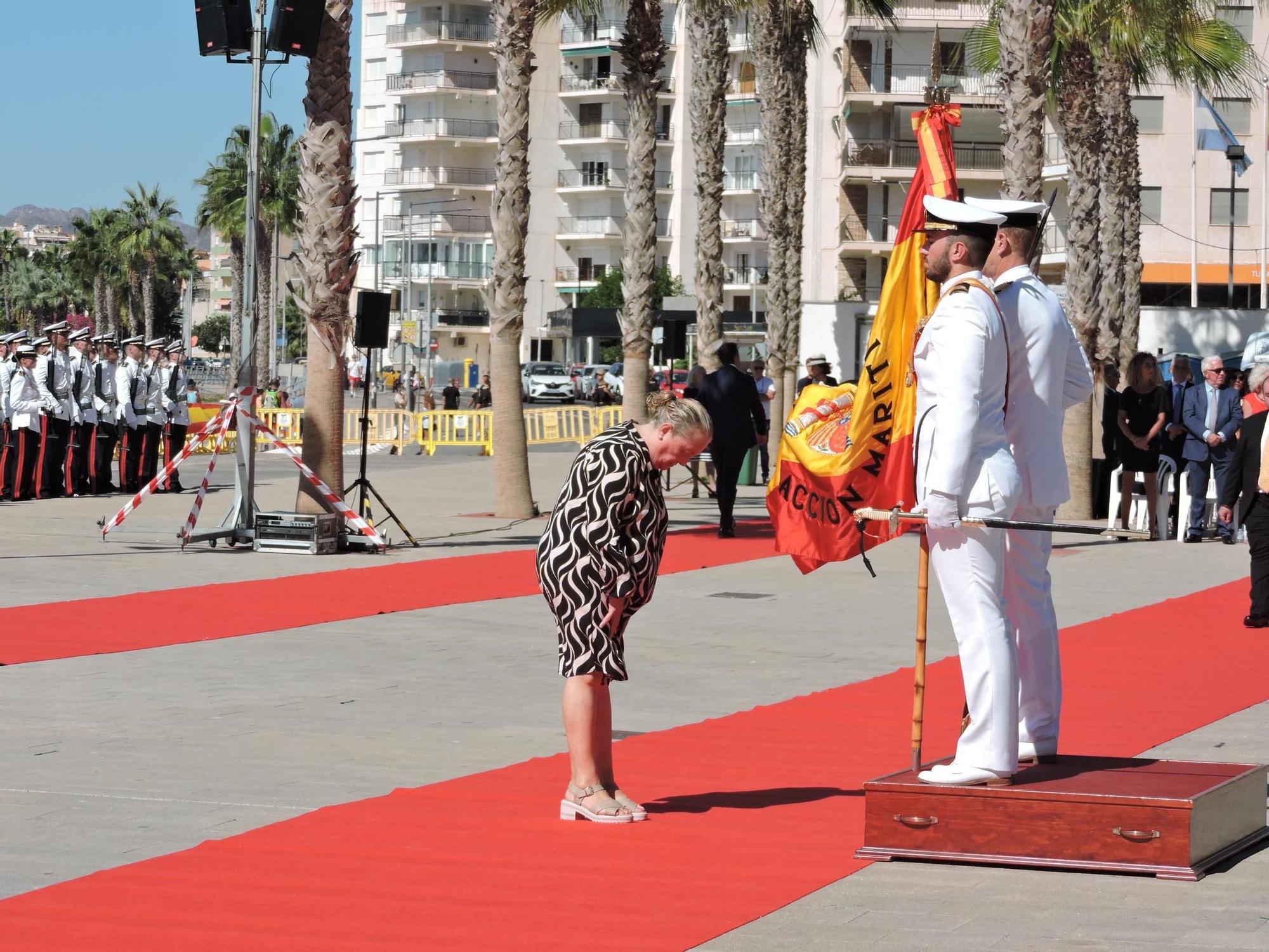 Jura de Bandera para personal civil en Águilas