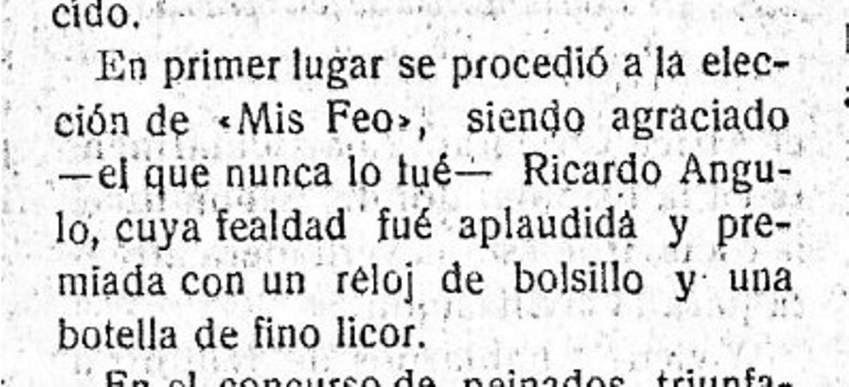 Crónica del periodico El Radical.