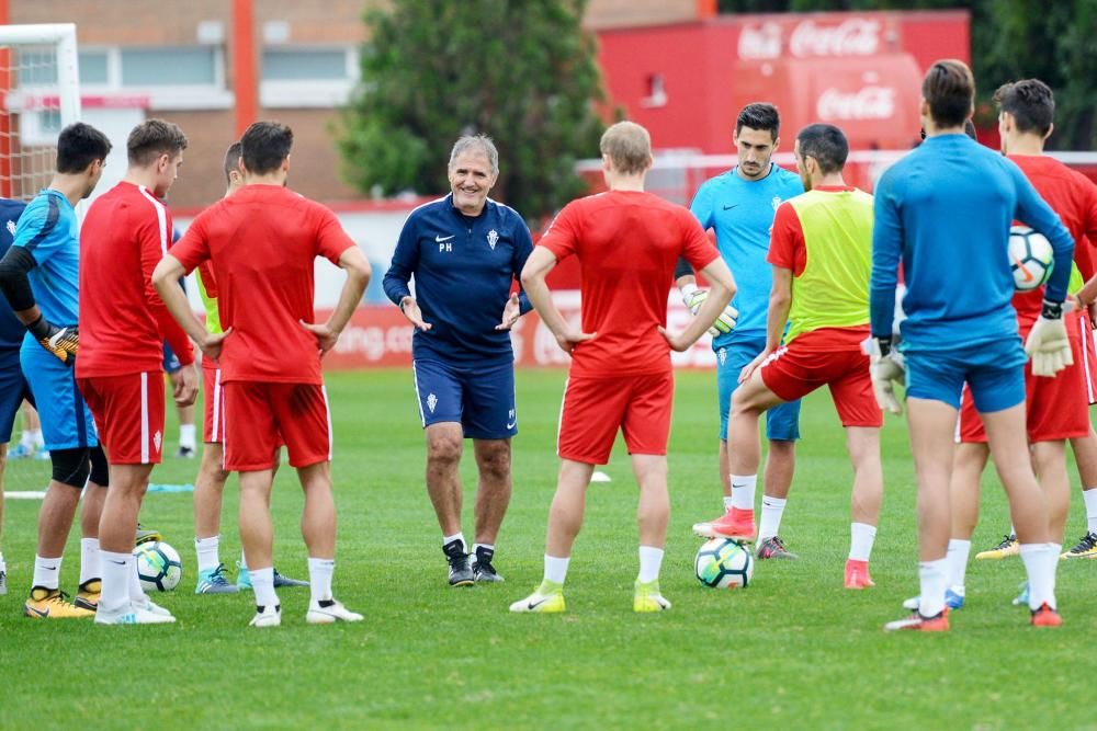 Entrenamiento del Sporting